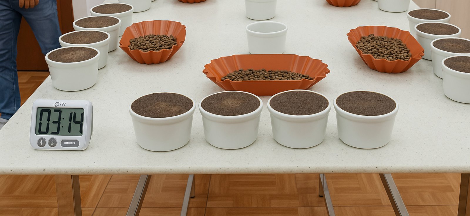 Koffiecupping in Perú