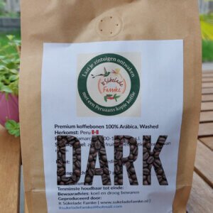 Premium Arabica koffie donker gebrand